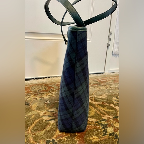 Talbots Black Watch Plaid Tote - Picture 3 of 10